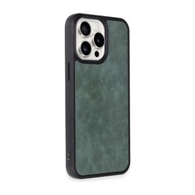 Newface Apple iPhone Uyumlu 14 Pro Max Kılıf Aras Deri Kapak - Semeglbl - 88 Koyu Yeşil