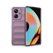 Realme 10 Pro 5g Uyumlu Kılıf Optimum Silikon - Mor