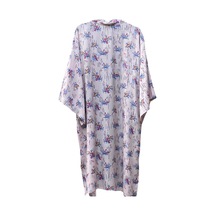 Lila Mare Kuşlu Kimono Renkli Renkli