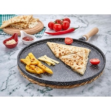 Granit Gözleme Döküm Tava 36 Cm Çok Renkli