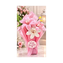 4 Lı Beyaz Pembe Buket Pembe - 935390104 Pembe