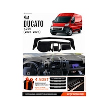 Fıat Ducato 2006-2014 X250 Uyumlu Torpido Örtüsü, Torpido Kılıfı - Siyah Gri