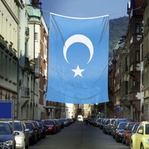 Doğu Türkistan Bayrağı Raşel Bayrak 400x600 Cm 1