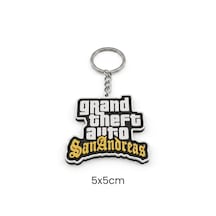 GTA San Andreas Temalı 3D Anahtarlık & Çanta Süsü