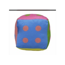 23 Cm Eğitici Sevimli Peluş Zar Mavi