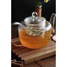 Taşev Folium - Süzgeçli Demlik 800 Ml T1619 Şeffaf