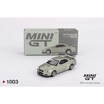 Mini Gt 1/64 Nissan Skyline Gt-r R34 V-spec Iı Nür Millenium Jade Mgt01003 Çok Renkli