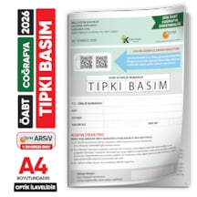 2026 Meb-ags Öabt Coğrafya Öğretmenliği Ösym Tıpkı Basım Kitapçığı Türkiye Geneli Deneme