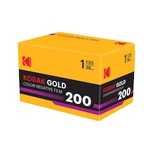 1 Gold200 35mm 36 Poz Renkli Negatif Analog Fotoğraf Filmi 135 Iso 200 Gün Işığı Retro 1980s Standart