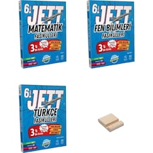 6. Sınıf Jett Matematik Fen Bilimleri Ve Türkçe Fasikülleri 3lü Set