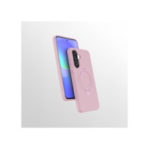 Tr Samsung İle Uyumlu Galaxy A36/a56 Kılıf Magsafe İle Uyumlu Halkalı Extra Standlı Içi Kadife Yumuşak Renkli Sili Diğer