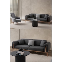 Riva 3+1 Koltuk Takımı  Antrasit