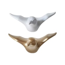 Sumedecor&Design Dekoratif Tekli Kuş Modern Duvar Askılık Ev Dekorasyon Kuş Duvar