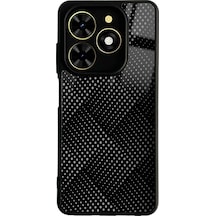 Tecno Spark Go 2024 Black And Gray Tasarımlı Glossy Telefon Kılıfı Siyah