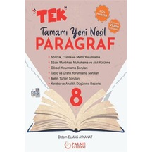 Palme 8. Sınıf Tek Paragraf Tamamı Nesil Soru Kitabı