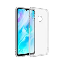 Forzacase Huawei P30 Lite Uyumlu Soft Slim Serisi Şeffaf Silikon Kılıf - Fc194 Şeffaf