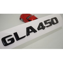 GLA 450 Bagaj Parlak Siyah ABS 3M 3D Yazı Logo