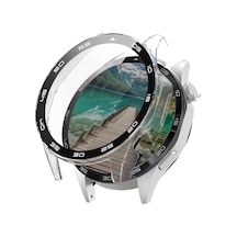 Huawei Watch Gt4 46mm İçin Watch Ekran Koruyucu Kırılmaz Cam Ve Tam Kaplayan Watch Kasa Koruyucu Kılıf Yüksek Hassasiyetli Kılıf Huawei Watch Gt4 46mm İle Uyumludur Çok Renkli