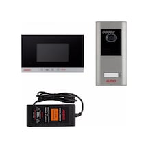 Audio 4.3" Siyah Mekanik Butonlu Görüntülü Villa Set 001463