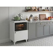 Kenzlife Ocak Dolabı Revbaharmdf Byz 85 60 56 Mutfak % 100 Mdf Gövde Arkalıksız Beyaz
