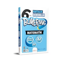 Günay 6. Sınıf Bumerang Matematik 32 Haftalık Denemeler