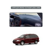 Chrysler Grand Voyager 2002-2006torpido Koruma Halısı Gri Kenar