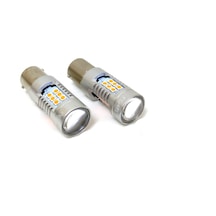 Femex Platinum P21W 1156 Tek Duy Led Ampul Koyu Turuncu Mercekli