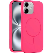 Apple, Uyumlu iPhone 11 Kılıf Jully Magsafe Kapak - Pembe