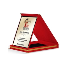 Kişiye Özel Çince Öğretmeni Kırmızı Plaket