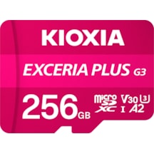 Kioxia Exceria Plus G3 256gb V30 U3 4k Microsd Hafıza Kartı 210/150mb/s Lmpl3m256gg2