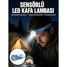 Uzun Pil Ömürlü Kamp Ve Dağcılık Kafa Lambası Yeni Nesil - Lisinya Mavi