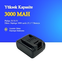 Philips Xc8153 Dikey Süpürge 3000 Mah 25.2v Batarya