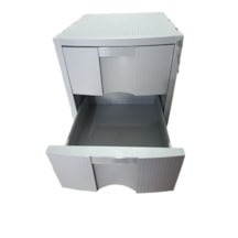 Kapamax Çift Çekmeceli Kilitli Evrak Rafı 32x39x32 Cm Ebatlarında