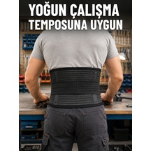 Bel Destek Korsesi Çift Sıkma Bantlı Ayarlanabilir Elastik Bel Kemeri - Lisinya Çok Renkli