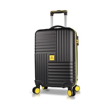 My Valice Puzzle Abs Küçük Kabin Boy Siyah Valiz Siyah