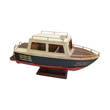 Dekoratif Metal Sürat Teknesi Hız Botu 34cm