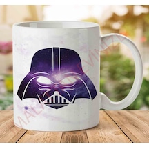1-1228 Star Wars Darth Vader Galaxi İki Tarafı Baskılı Kupa Bardak.jpg Çok Renkli