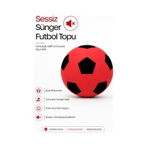 No:3 Futbol Topu Sessiz Sünger Gürültüsüz Yumuşak Evde Oynamaya Uygun Futbol Topu Kırmızı Sft7 Açık Kahverengi
