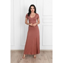Koza Butik Kadın Yırtmaç Detaylı Elbise 5174-23 001