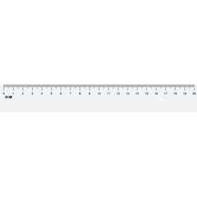 Rio Mercekli Plastik Cetvel 20 CM