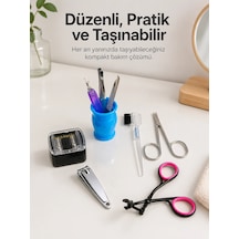 Paslanmaz Çelik Manikür Seti Tırnak Kaş Ve Kişisel Bakım Aletleri