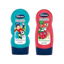 Bübchen Sport Çocuk Şampuanı ve Duş Jeli 230 ML + Bübchen Frambuaz Çocuk Şampuanı ve Duş Jeli 230 ML