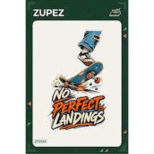 Zpz664 No Perfect Landings Ütüyle Uygulanabilir Transfer Baskı - 911529701