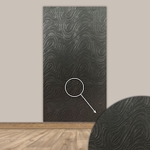 Tink 3d Kendinden Yapışkanlı Akustik Keçe Panel Dalgalı Desenli 52x98 Cm 10 Adet 5 M² Koyu Gri