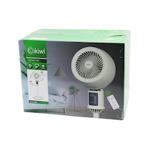 Kiwi Kfan-7460 8 İnç - 20cm Sirkülasyonlu Vantilatör Kumandalı - Dokunmatik Ekran 45w 3 Kademe Hız 3pls.kanat Y