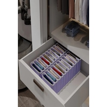 8 Bölmeli Dolap Ve Çekmece Içi Düzenleyici Akordiyon Organizer L Diğer