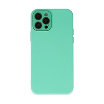 Apple İphone 12 Pro Kılıf Lansman Glass Kapak - Turkuaz 0.2M-Çok Renkli