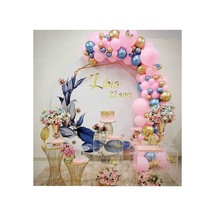 Pastel Balon Krom Balon Zinciri Diğer