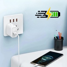 Buffer 120w Usb Hızlı Type C Uçlu Kablolu Şarj Aleti