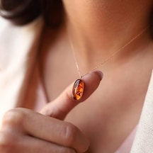 Amber Kehribar Kolye